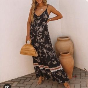 Vici Lovestitch Acqualina Floral Tiered Maxi